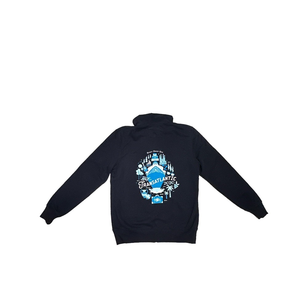 Disney Cruise Line Disney Magic Transatlantic 2020 Full Zip Sweatshirt Jacket M